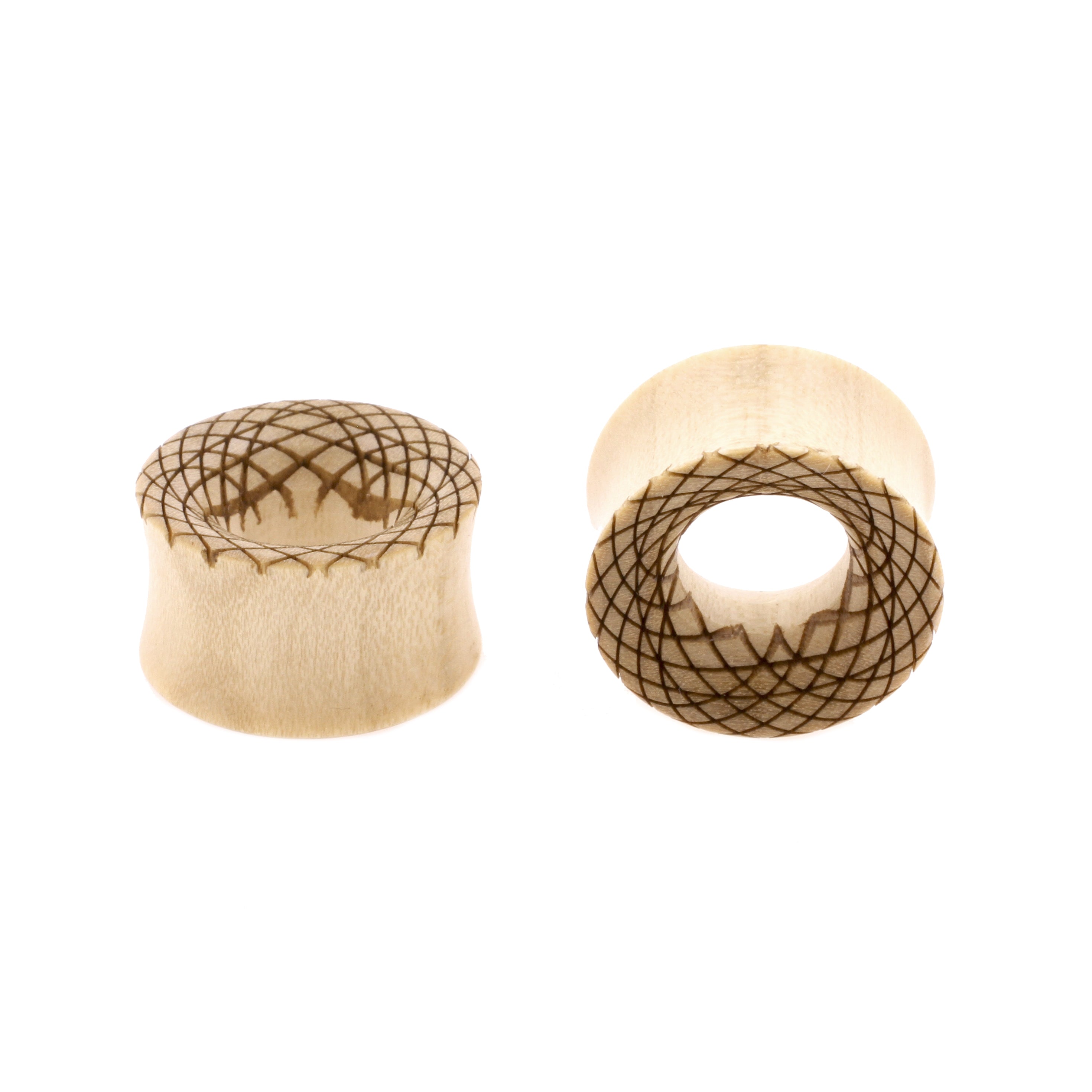 Wood Snakeskin Tunnels - Crocodile Light Brown