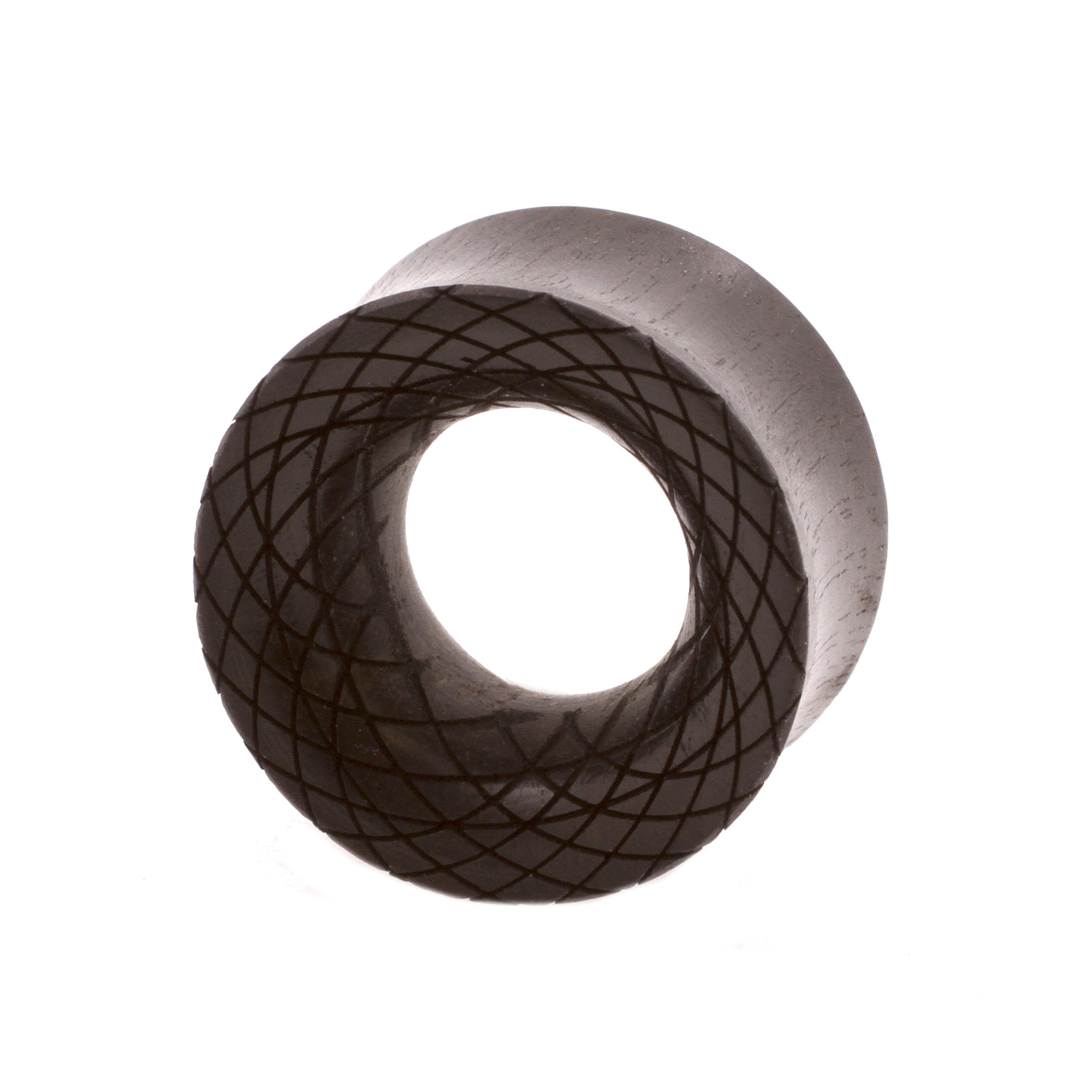 Wood Snakeskin Tunnels - Areng Black