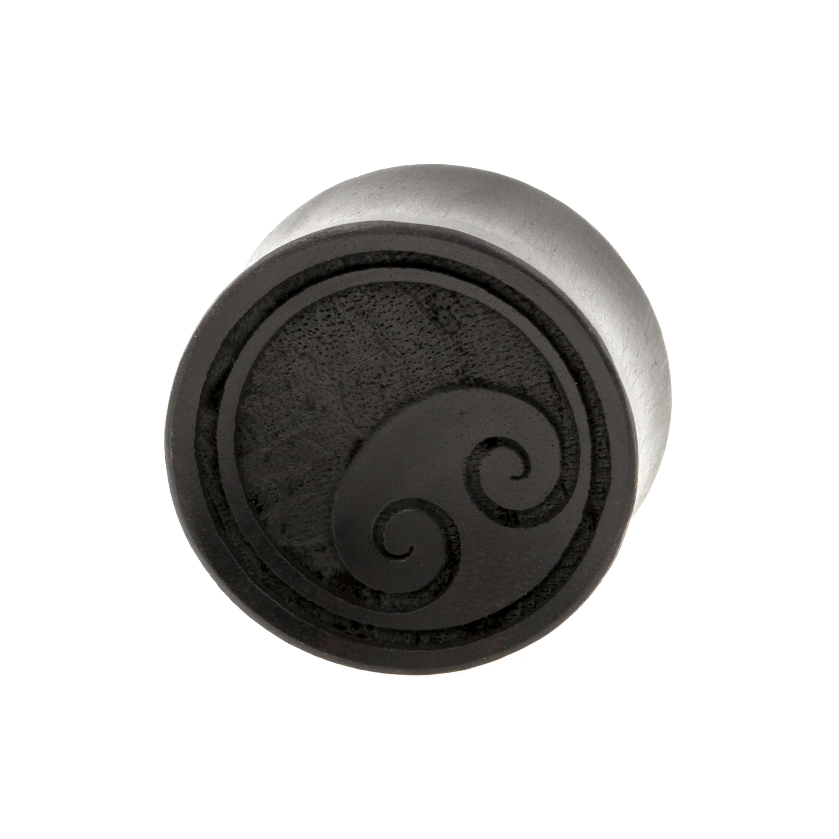 Wood Double Koru - Areng Black