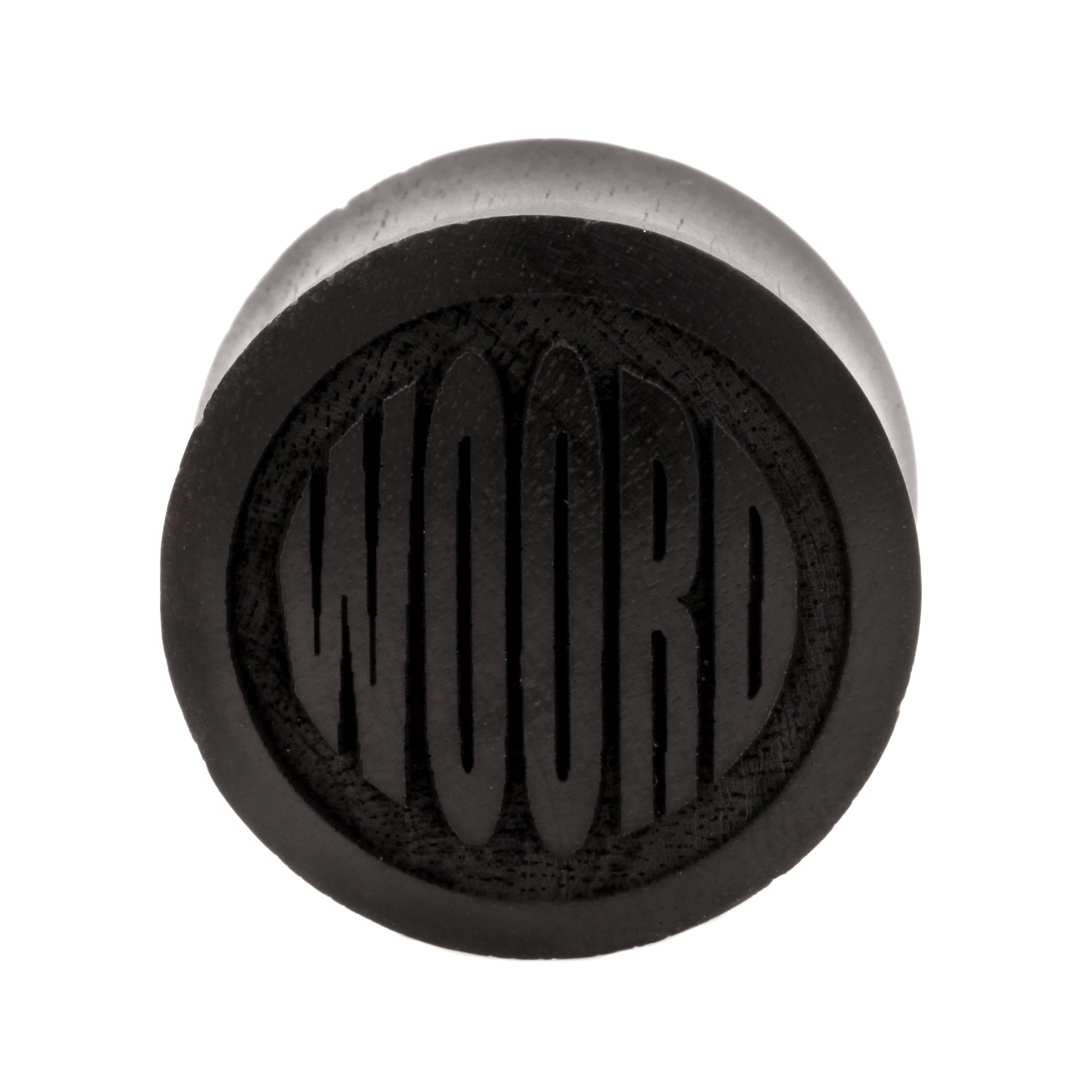 Wood Custom Word Plugs - Areng Black