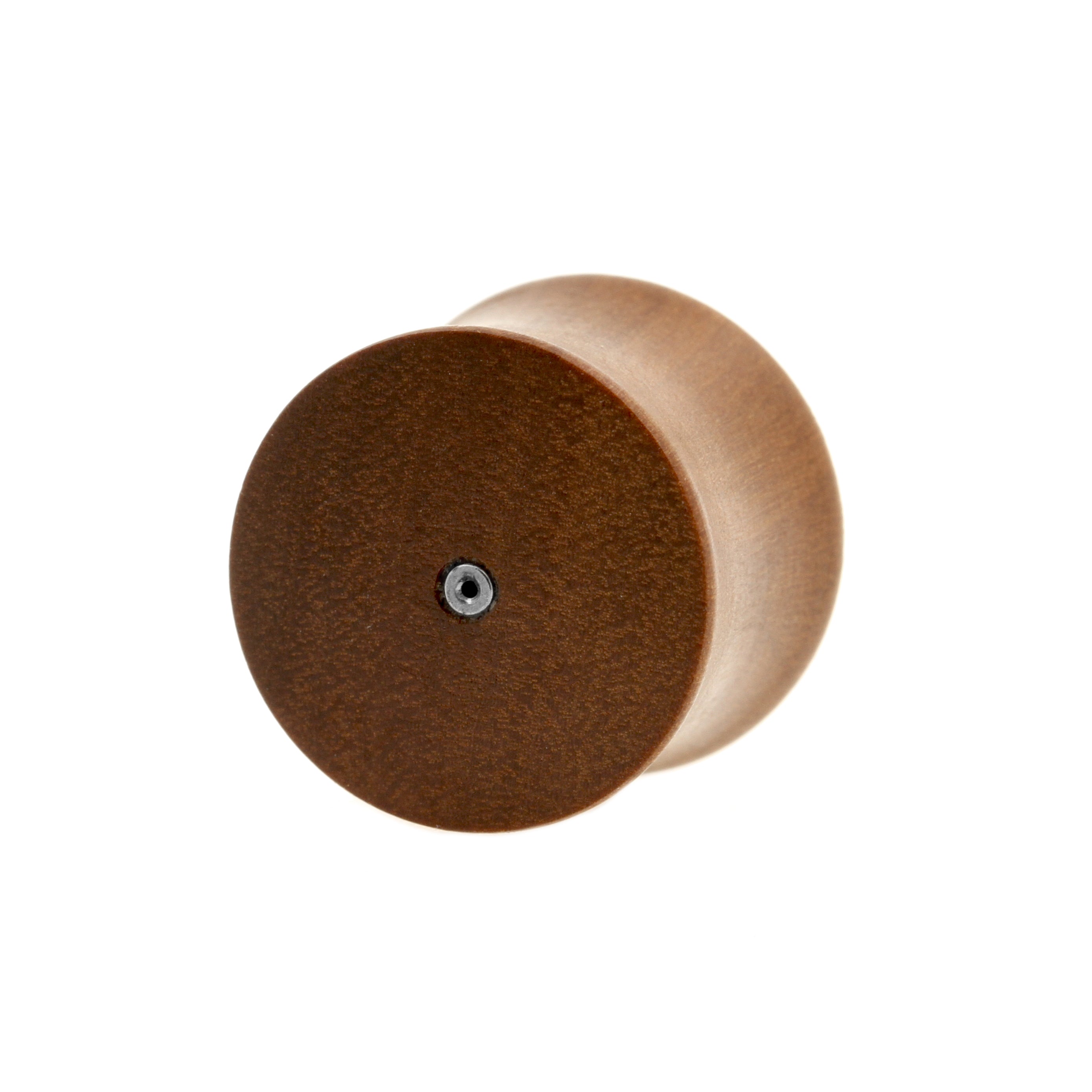 Wood Threadless Plugs - Sawo  Red Brown