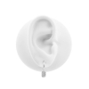 Ear Hoops - Zirkonia Square