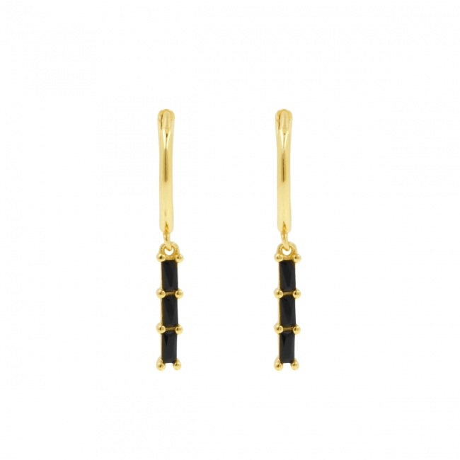 Ear Hoops - Zirkonia Bar