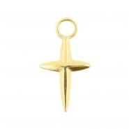 Click Ring Charm Nickle-free - Cross