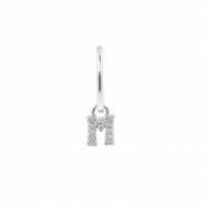 Alphabet Letter Earring - M